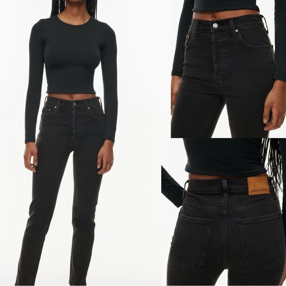 DENIM FORUM Yoko High Rise Slim Size 24x26